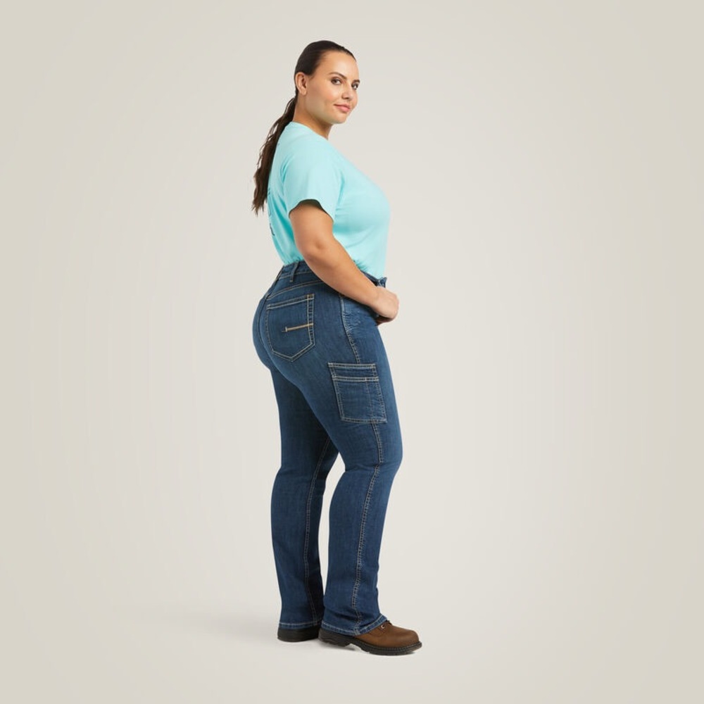 ARIAT Rebar Work Flex Perfect Rise Riveter Boot Cut Jean